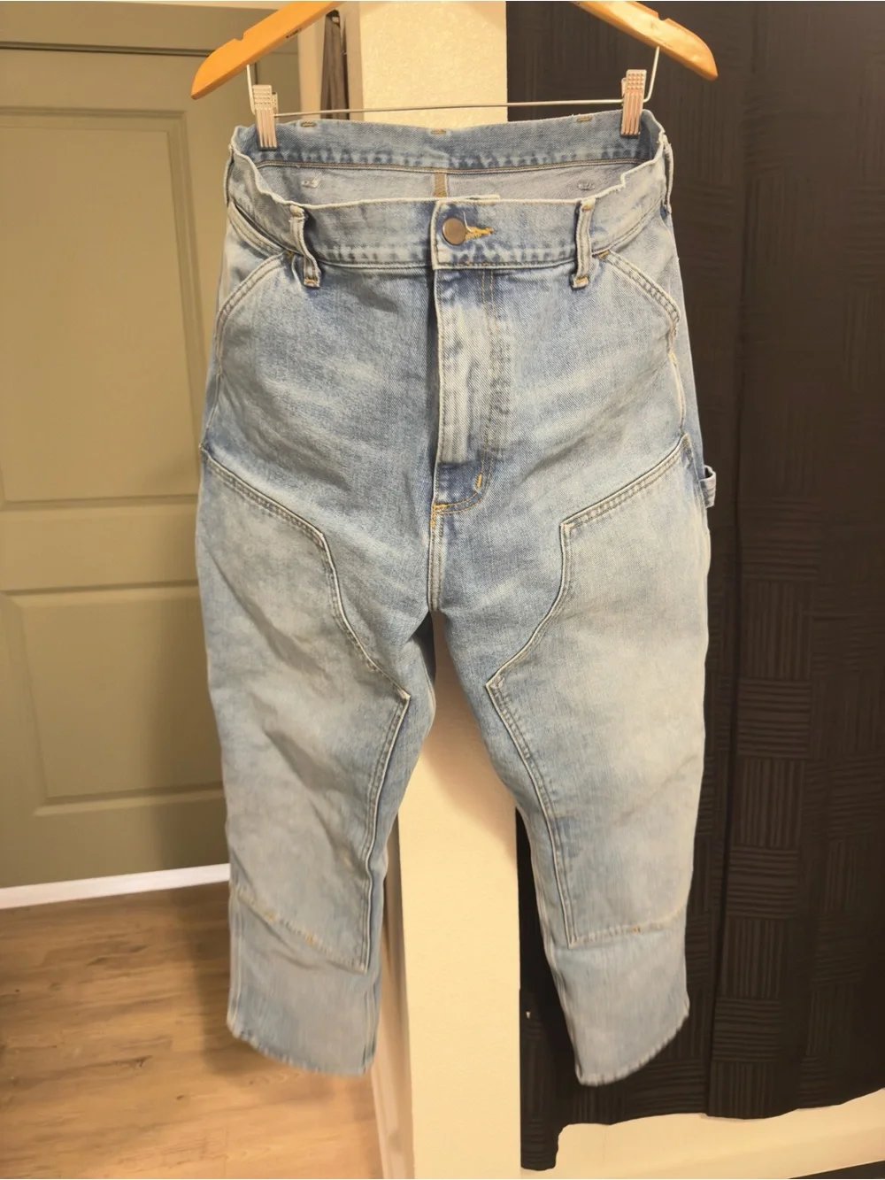 Carhartt WIP Light Blue Relaxed Carpenter Jeans